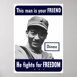 Chinesisch - Dieser Mann ist dein Freund Poster