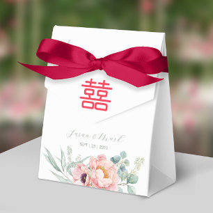 Chinesisch Doppelglückssehen Vielen Dank Geschenkschachtel