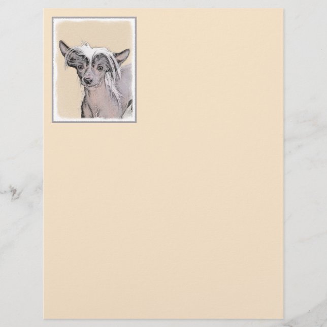 Chinesisch entworfene haarlose Malerei Original Hu (Vorderseite)