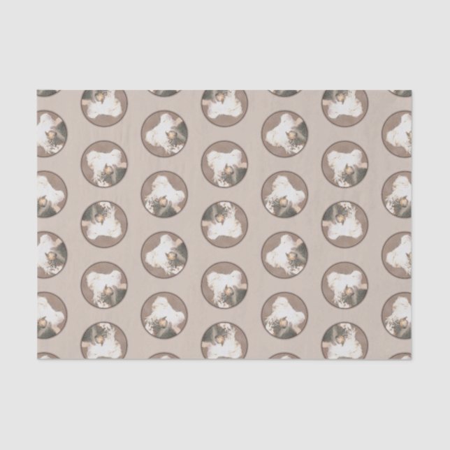 Chinesisch entworfene haarlose Malerei Original Hu Seidenpapier (Vorderseite)