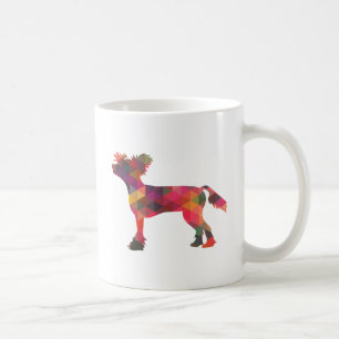 Chinesisch entworfene Hunde Geometrische Muster Si Kaffeetasse