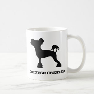 Chinesisch entworfene Hunde-Silhouetten-Krestien n Tasse