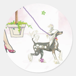Chinesisch entworfener Hund Walking Stickers Tags