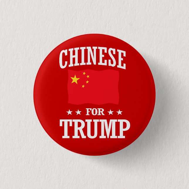 CHINESISCH FÜR TRUMP BUTTON (Vorderseite)