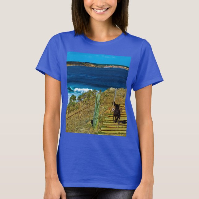 Chinesisch gezinkter Welpenhund Steal Teddy T - Sh T-Shirt (Vorderseite)