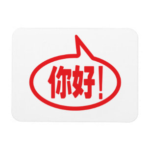 Chinesisch Hallo! 你 好! Ni Hao! Magnet