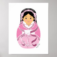 Chinesisch, HanFu Matryoshka-Poster