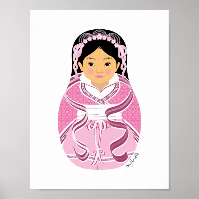 Chinesisch, HanFu Matryoshka-Poster Poster (Vorne)