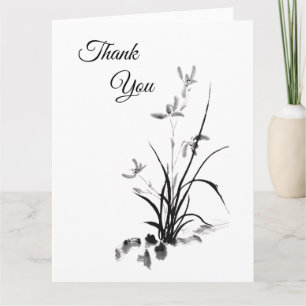 Chinesisch Iris - bw Karte