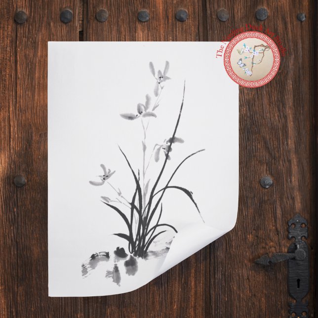 Chinesisch Iris - bw Poster (Von Creator hochgeladen)