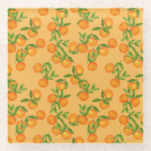 Chinesisch Japanisch inspiriert, Aquarellrückwand Glasuntersetzer