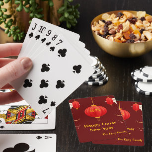Chinesisch Neues Jahr 2025 Spielkarten