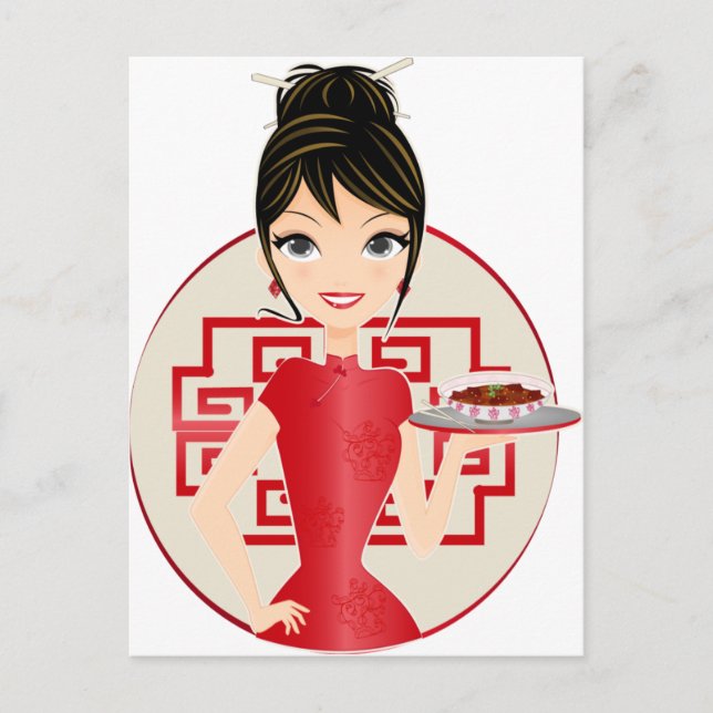 Chinesisch Postkarte (Vorderseite)