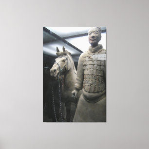 Chinesisch Terracotta Soldier 3. Jahrhundert v. Ch Leinwanddruck