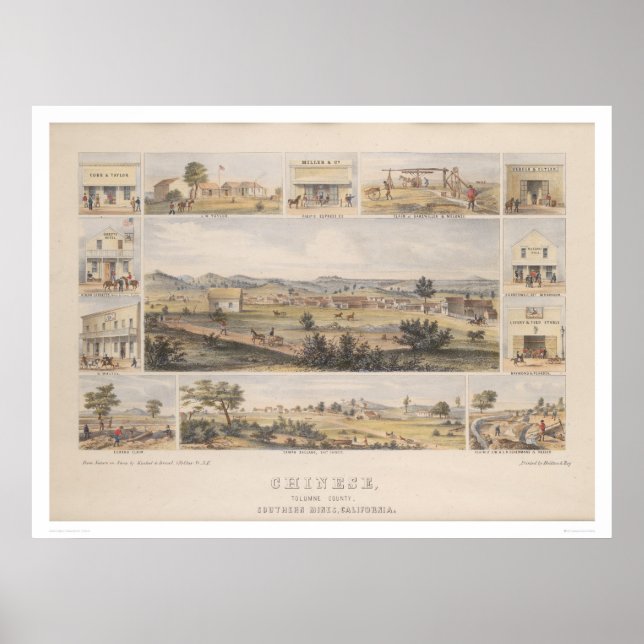 Chinesisch, Tolumne [sic] Landkreis (1300) Poster (Vorne)