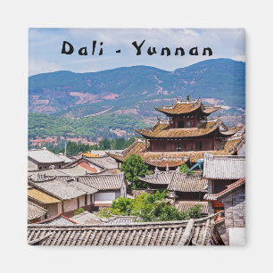 Chinesisch Traditionelle gepolsterte Dächer, Dali, Magnet