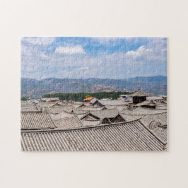 Chinesisch Traditionelle gepolsterte Dächer, Dali, Puzzle