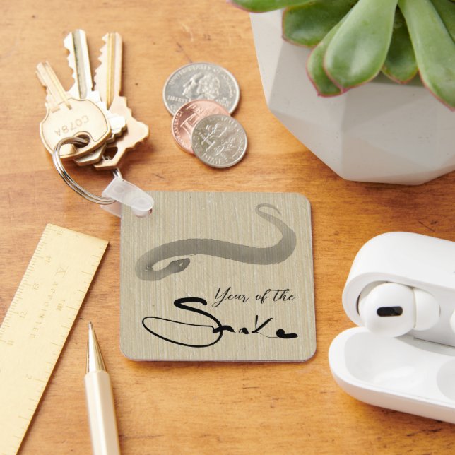 Chinesisch-Vietnamesisch Original Snake Year Monog Schlüsselanhänger (Schreibtisch)