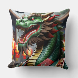 Chinesisch Zodiac Art Year of the Dragon Realistic Kissen