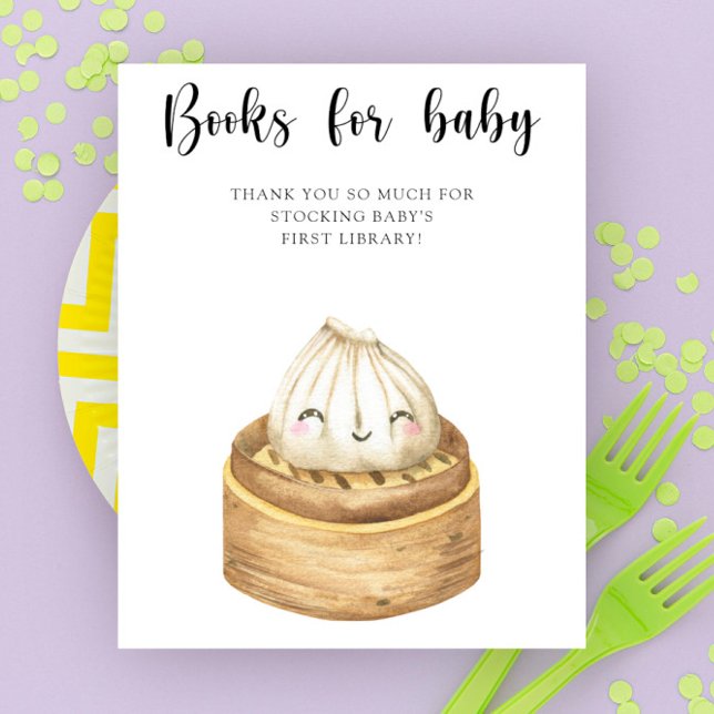 Chinesische Aquarellknödel - Bücher für das Baby Poster (Von Creator hochgeladen)
