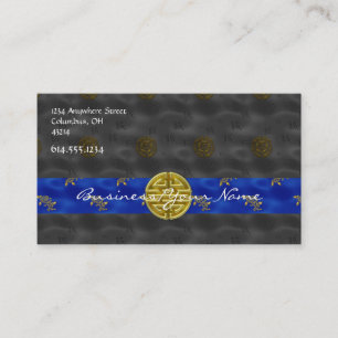 Chinesische asiatische gemusterte Geschäfts-Karte Visitenkarte