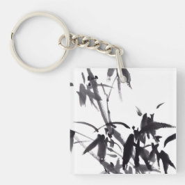 Chinesische Bambus-Tuschekunst  Schlüsselanhänger