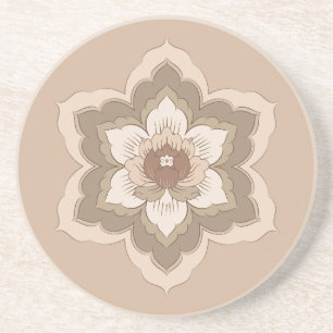Chinesische Baoxiang-Blume im Herbstbronze Getränkeuntersetzer