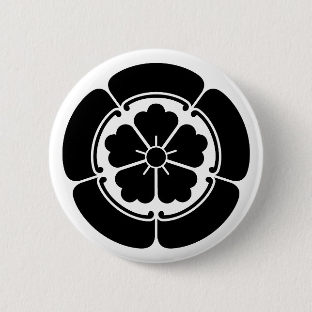 Chinesische Blume bei Goka Button (Vorderseite)