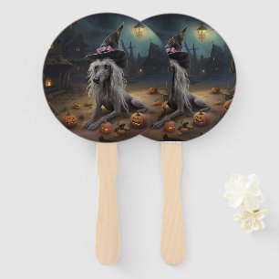 Chinesische Crestet Kürbisse Halloween Gruselig Fächer