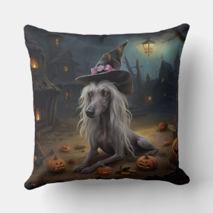 Chinesische Crestet-Kürbisse Halloween Gruselig Kissen