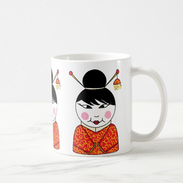 Chinesische Damen-Tasse Tasse (Rechts)