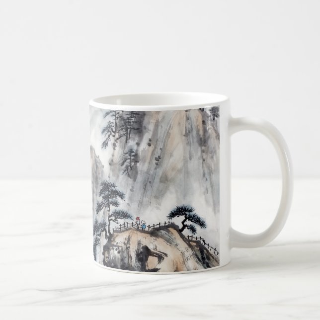 Chinesische Dekorations-Tasse #4 Kaffeetasse (Rechts)