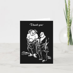 Chinesische Dichter Vielen Dank Dankeskarte