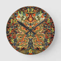 Chinesische Drache bunt Stickerei