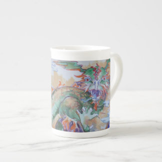 Chinesische Drache-Knochen-China-Tasse Prozellantasse