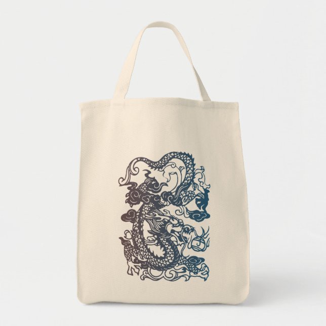 Chinesische Drache-Tasche Tragetasche (Vorne)