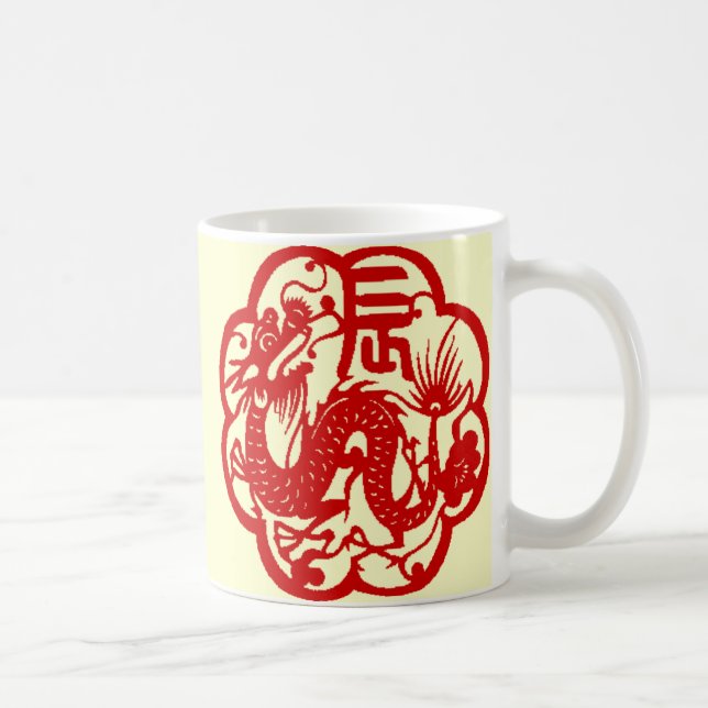 Chinesische Drache-Tasse Tasse (Rechts)