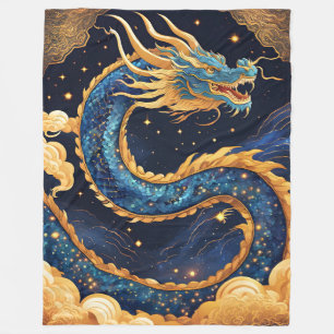 chinesische Drachen-Decke Fleecedecke