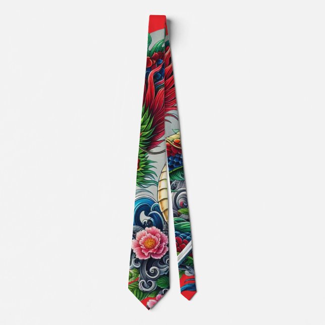 Chinesische Drachen-Leggings Krawatte (Vorderseite)