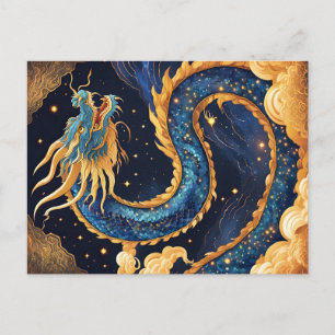 chinesische Drachen-Postkarte Postkarte