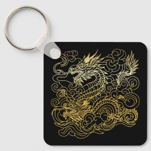 chinesische Drachen Schlüsselanhänger