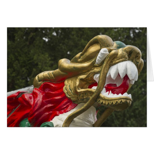Chinesische Drachenbootfigur, Stanley Park (Vorderseite (Horizontal))