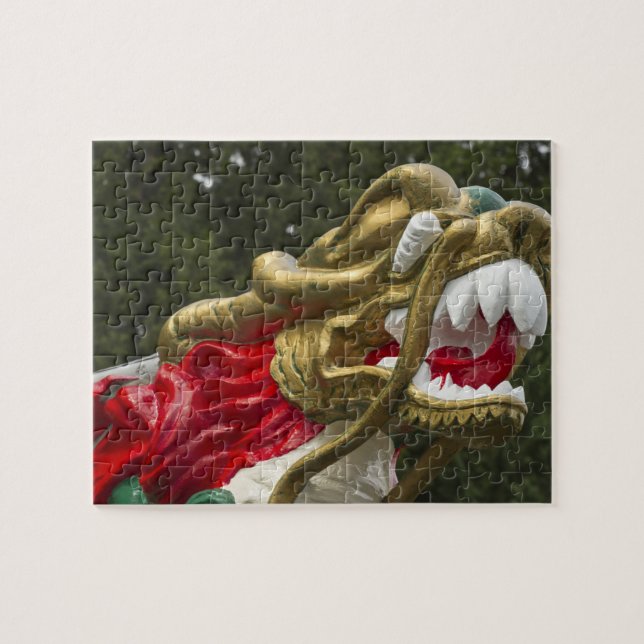 Chinesische Drachenbootfigur, Stanley Park Puzzle (Horizontal)