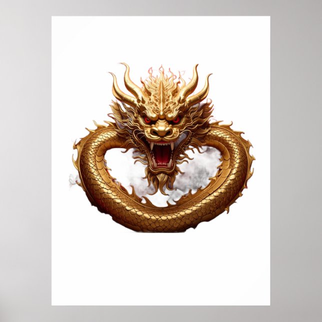 Chinesische Drachenkraft Poster (Vorne)
