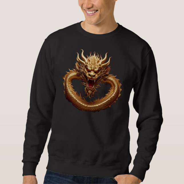 Chinesische Drachenkraft Sweatshirt (Vorderseite)