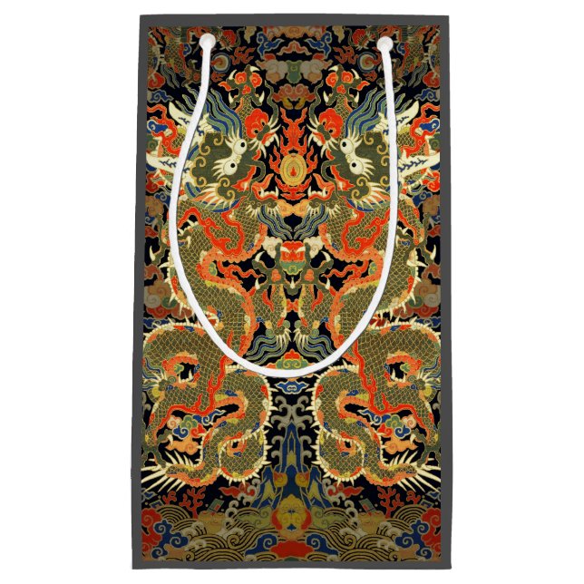 Chinesische Drachenkunst Kleine Geschenktüte (Vorderseite)