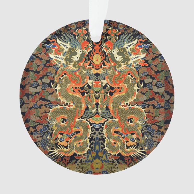 Chinesische Drachenkunst Ornament (Vorderseite)