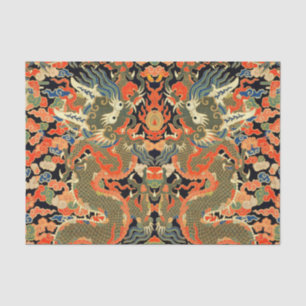 Chinesische Drachenkunst Seidenpapier