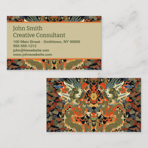 Chinesische Drachenkunst Visitenkarte