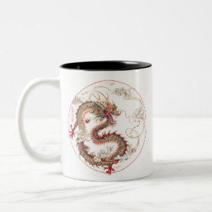 Chinesische Drachenkunst Zweifarbige Tasse
